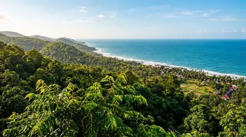 58.4 Ares Land with Ocean, Hill & Sunrise Views near Lovina