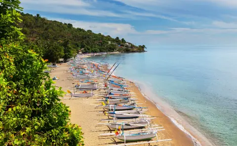 1.33 Hectares Cliff-Front Land in Amed, Karangasem