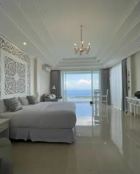 Tropical Colonial-Style Oceanview 7-Bedroom Villa on Hilltop Lovina