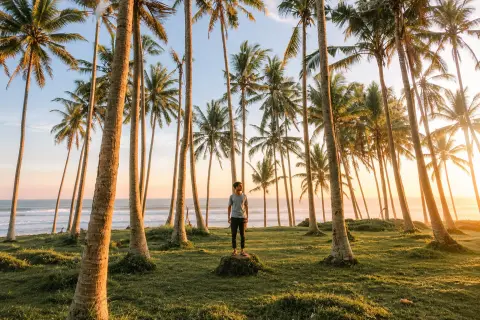 Beachfront Pasut Beach Tabanan 20 ares Freehold with Best Sunset View