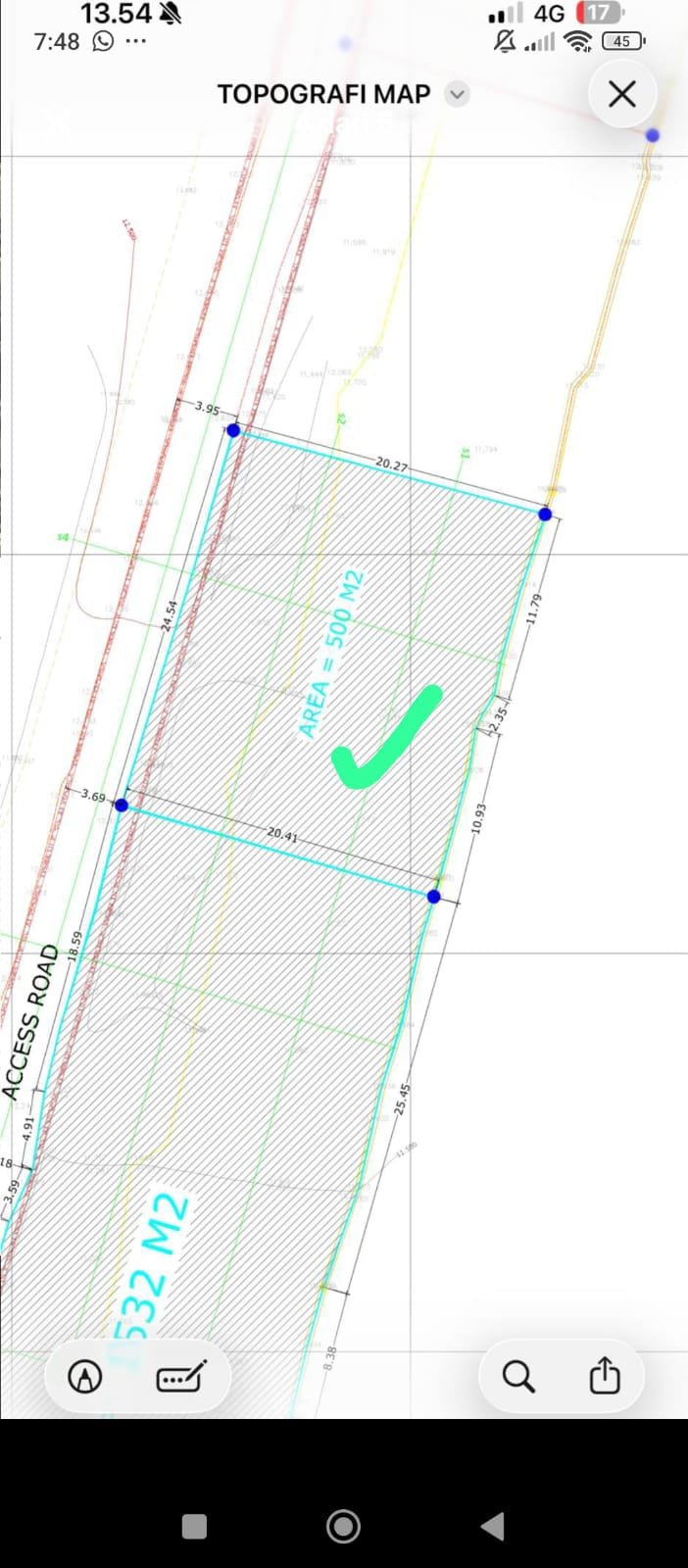 5 Ares Small Plot 10 minutes walk from Seseh Beach Leasehold
