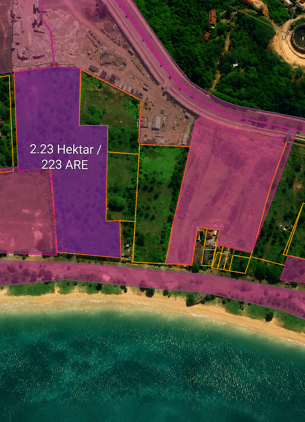 2.23 Hectares Beachfront Land Mandalika Kuta Lombok