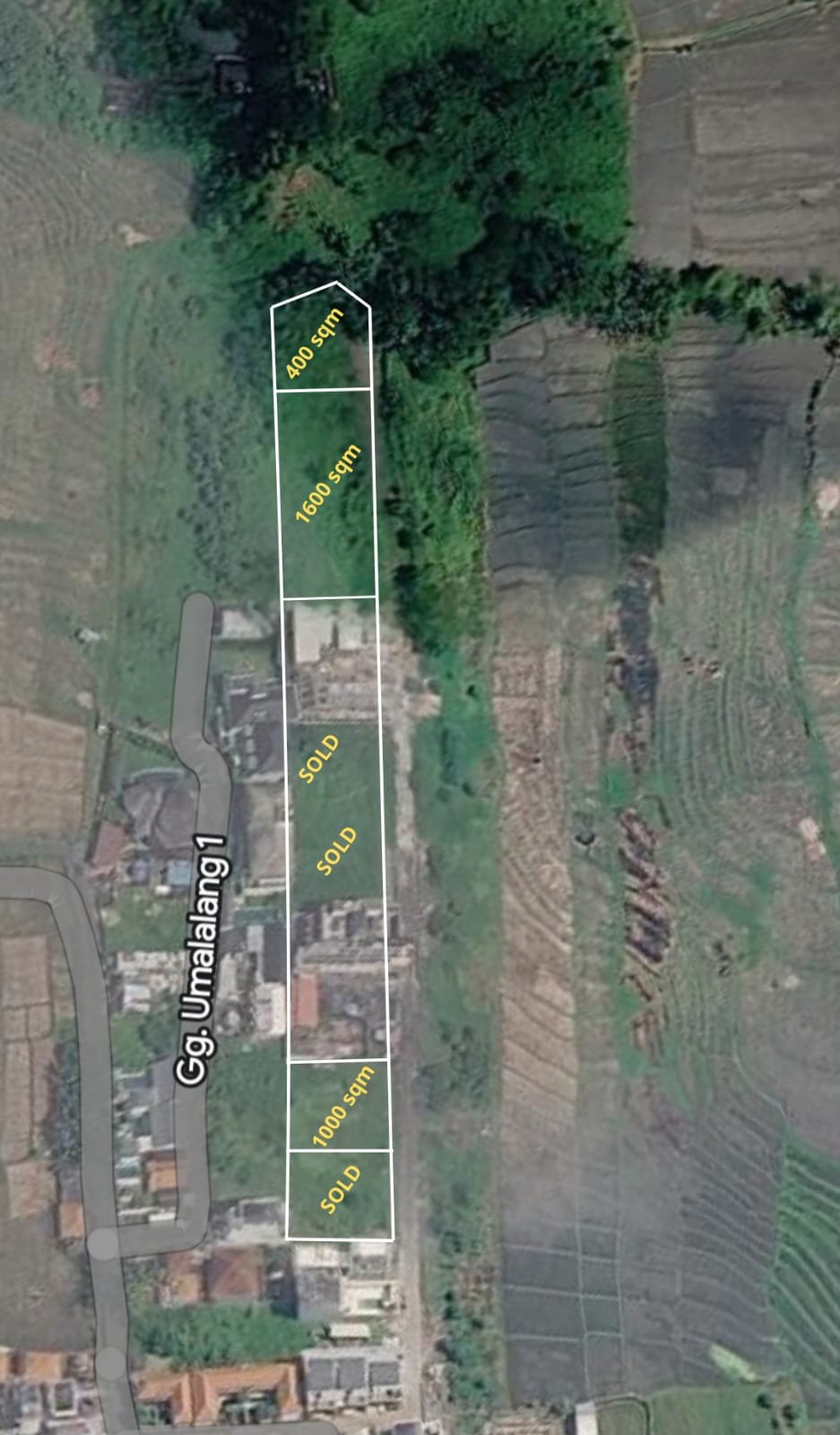 3 Plots of Pink-Zoned Lands from 400 to 1,600 sqm Leasehold 5 Minutes from Cemagi Beach 3 Plots of Pink-Zoned Lands from 400 to 1,600 sqm Leasehold 5 Minutes from Cemagi Beach