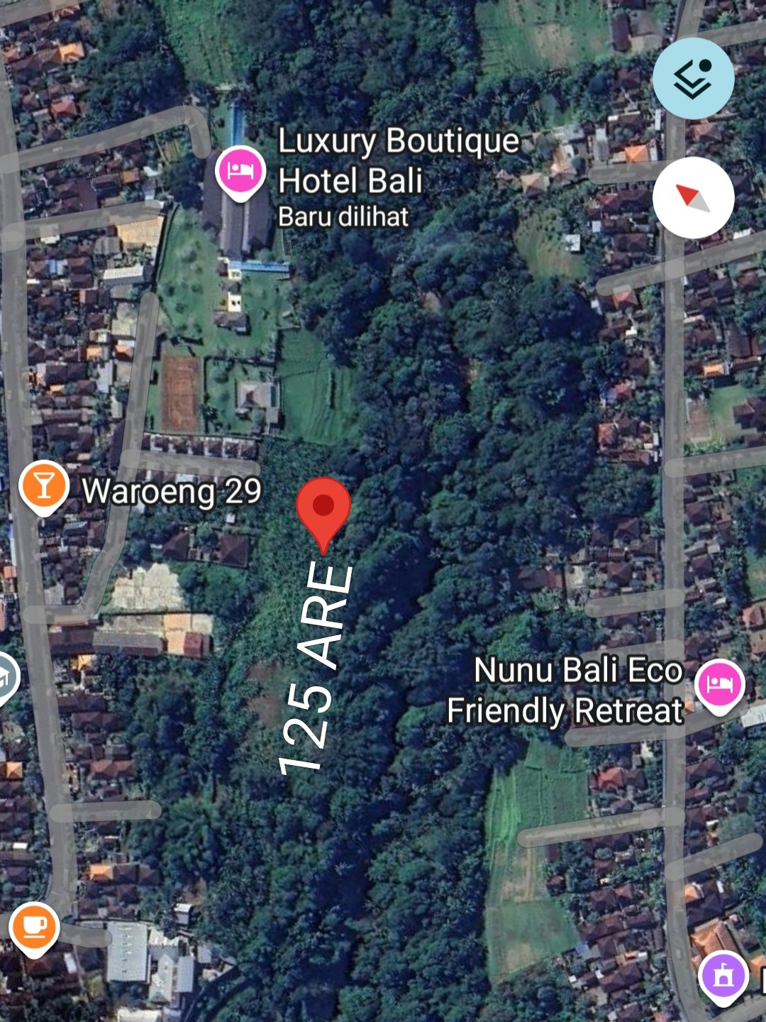 1.25 Hectares Riverfront Land near Tanah Lot & Nunu Eco Resort