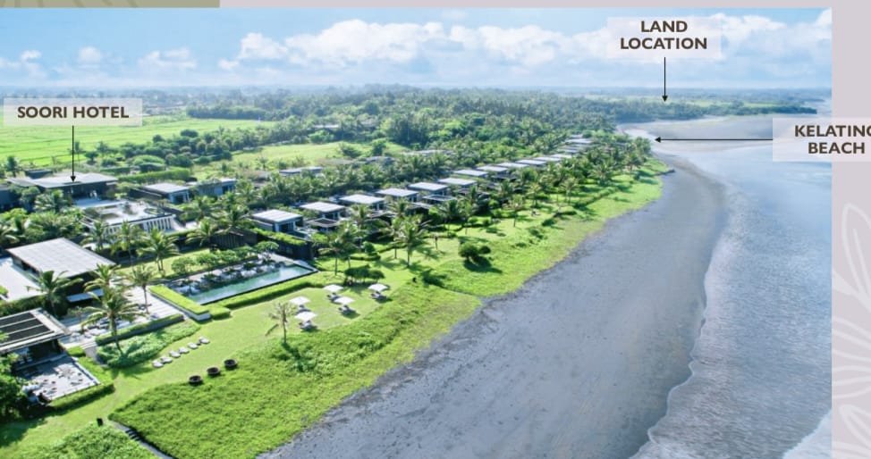 Freehold Beachfront Land in Kelating Beach Tabanan Freehold Beachfront Land in Kelating Beach Tabanan