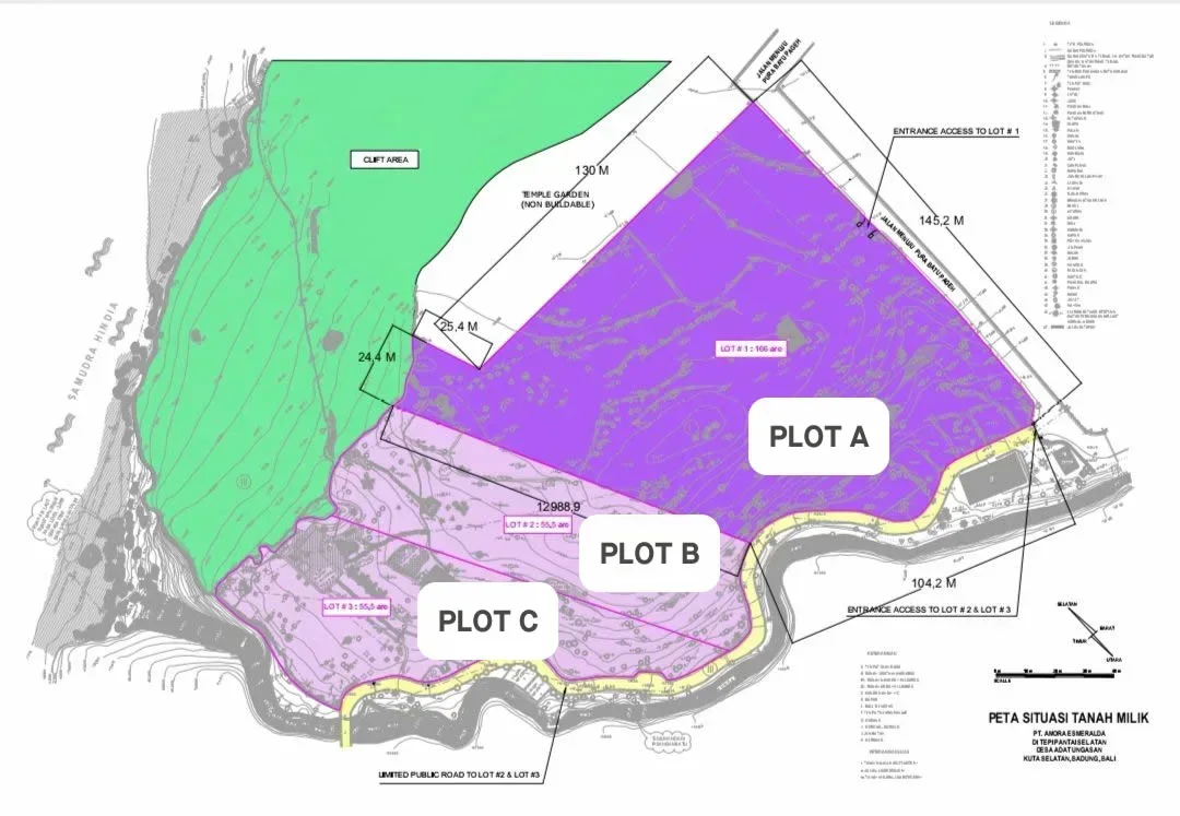 1.66 Hectares Stunning Green Bowl Cliff Front Land FREEHOLD 1.66 Hectares Stunning Green Bowl Cliff Front Land FREEHOLD