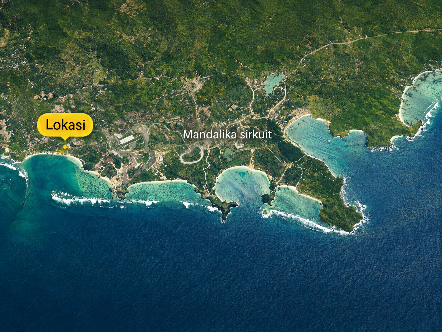 2 Hectares Prime Beachfront Land in Mandalika, Kuta Lombok