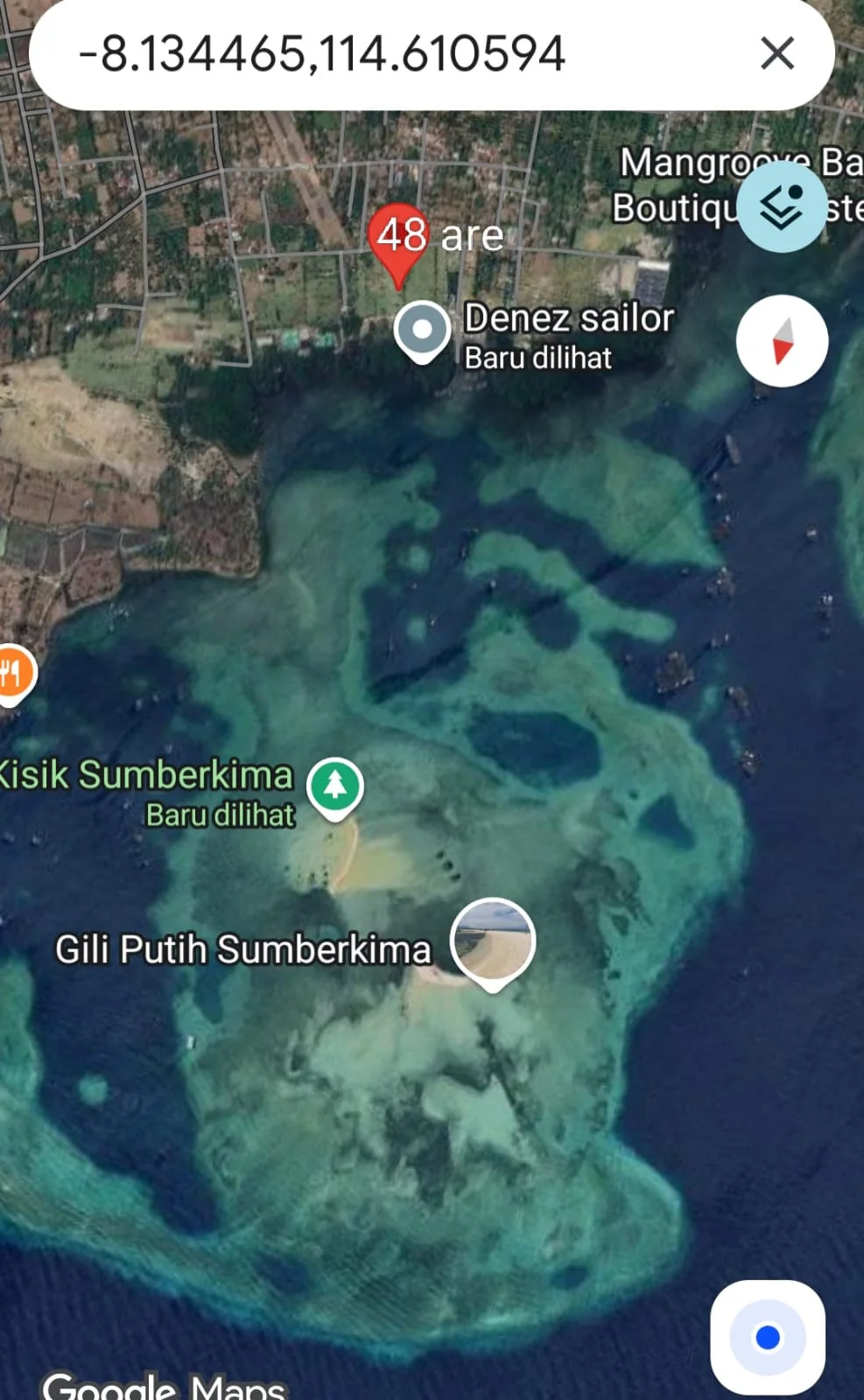 Beachfront 48 Ares Freehold in Sumberkima with view to Gili Putih Beachfront 48 Ares Freehold in Sumberkima with view to Gili Putih