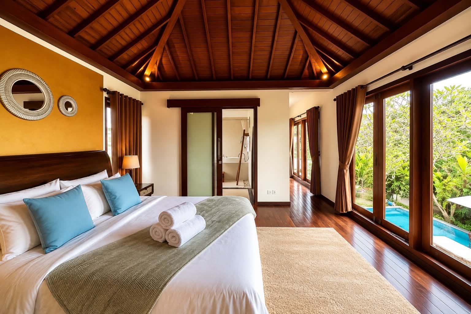 4-Bedroom Luxury Tropical Villa with 17m Pool in Padonan very close to Berawa