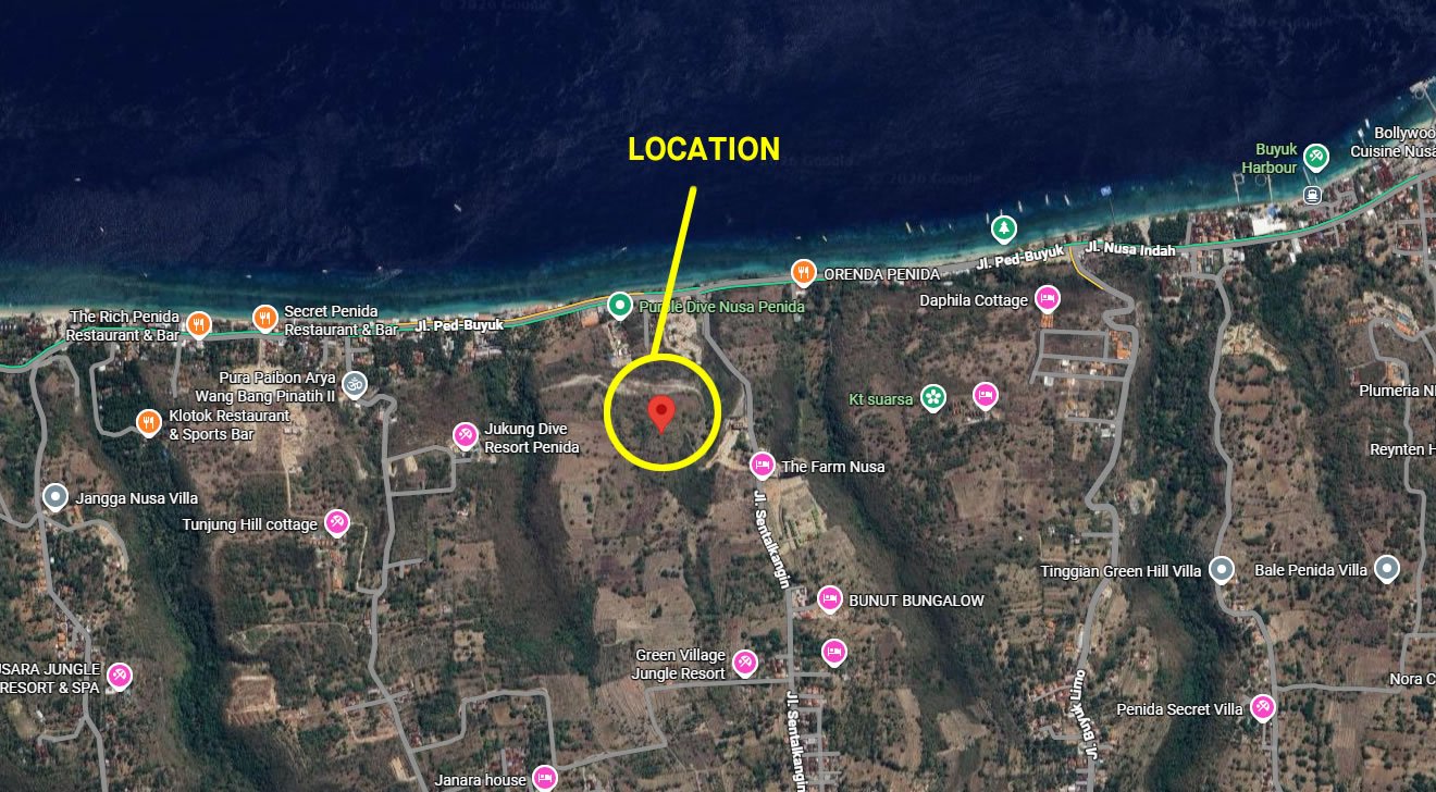 6.5 Hectares Ocean-View Land Near Mola Mola Spot Nusa Penida